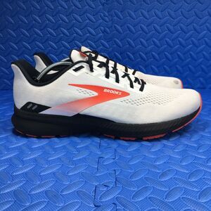 Brooks Launch 8 Mens Shoes Size 13 White Running Walking Athletic Sneakers